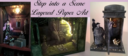 Step into a Scene Layered Paper Art
