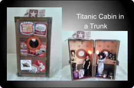 Titanic Cabin in     a Trunk