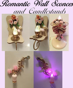 Romantic Wall Sconces and Candlestands