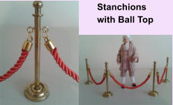 Stanchions  with Ball Top