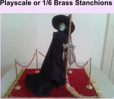 Playscale or 1/6 Brass Stanchions