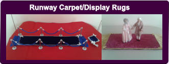 Runway Carpet/Display Rugs