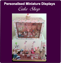 Personalised Miniature Displays Cake Shop