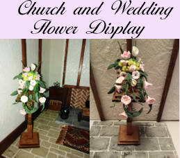 Church and Wedding Flower Display