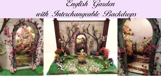 English Garden with Interchangeable Backdrops