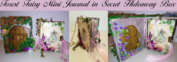 Forest Fairy Mini Journal in Secret Hideaway Box