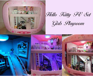 Hello Kitty TV Set Girls Playroom